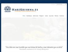 Tablet Screenshot of harekrishna.es