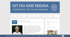 Desktop Screenshot of harekrishna.dk