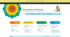 Desktop Screenshot of harekrishna.nl